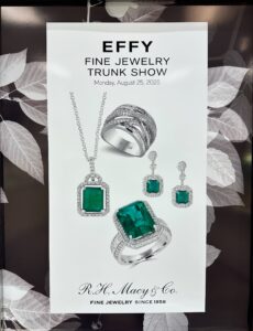 EFFY Fine Jewelry Trunk Show on Monday, August 25th at R.H. Macy & Co.