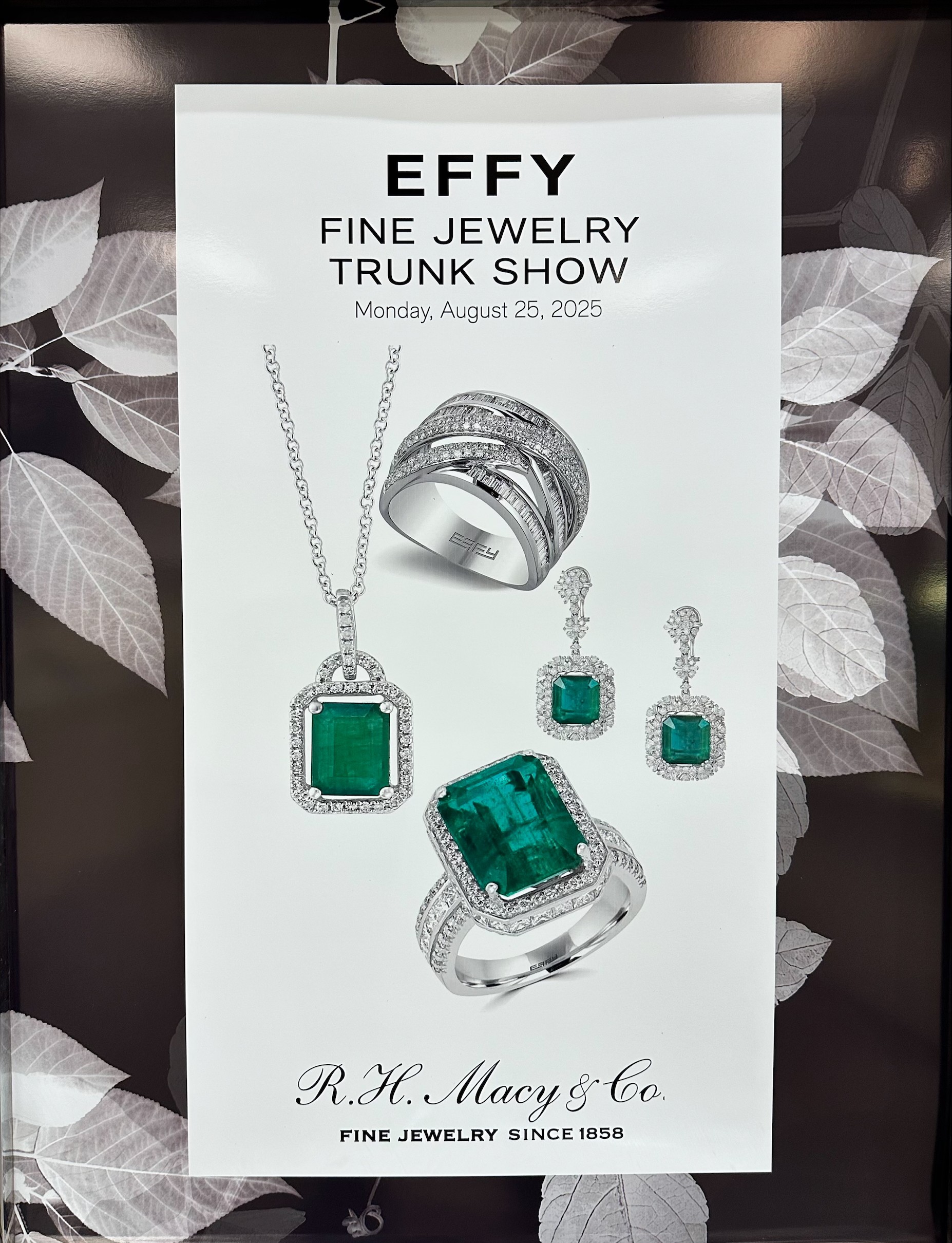 EFFY Fine Jewelry Trunk Show on Monday, August 25th at R.H. Macy & Co.