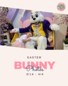 Photos with the Easter Bunny at Coddingtown Center 3/14-4/4.