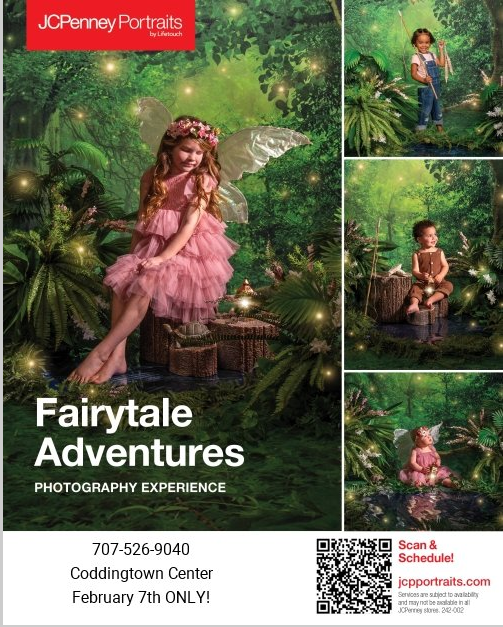 Once upon a time… ✨ Fairytale Adventures at JCPenney Portraits 🧚‍♀️ 📍 Coddingtown Center 📅 February 7th only